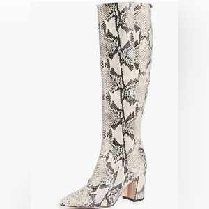 Sam Edelman Snakeskin boots size 7.5